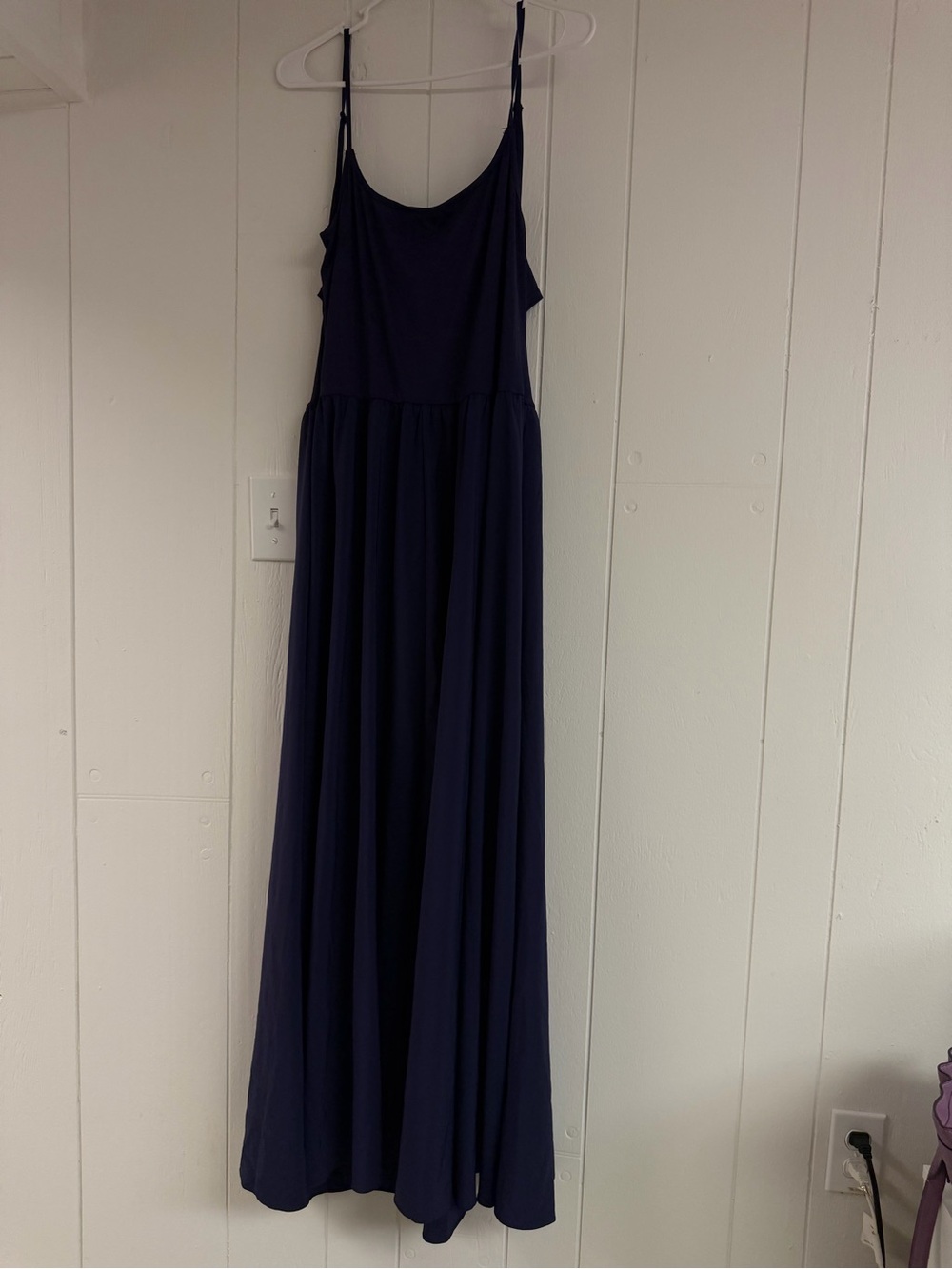 Halara Breezeful Pocket Flowy Maxi Quick Dry Casual Slip Dress Navy- Size XL NWT